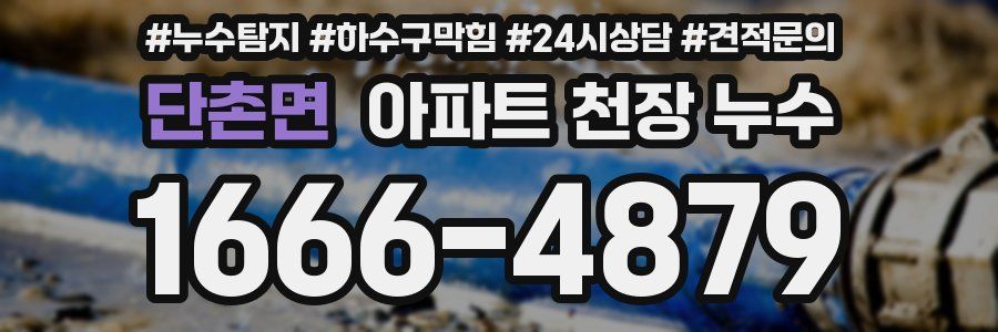 단촌면 아파트 천장 누수