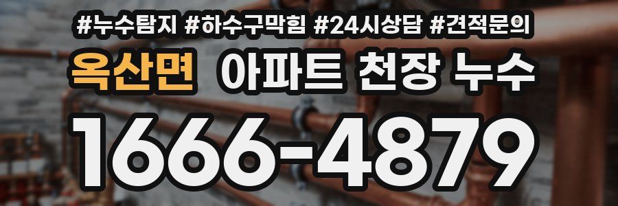 옥산면 아파트 천장 누수