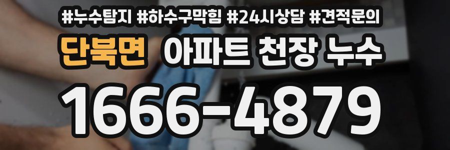 단북면 아파트 천장 누수