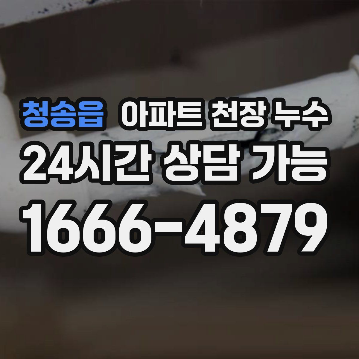 청송읍 아파트 천장 누수