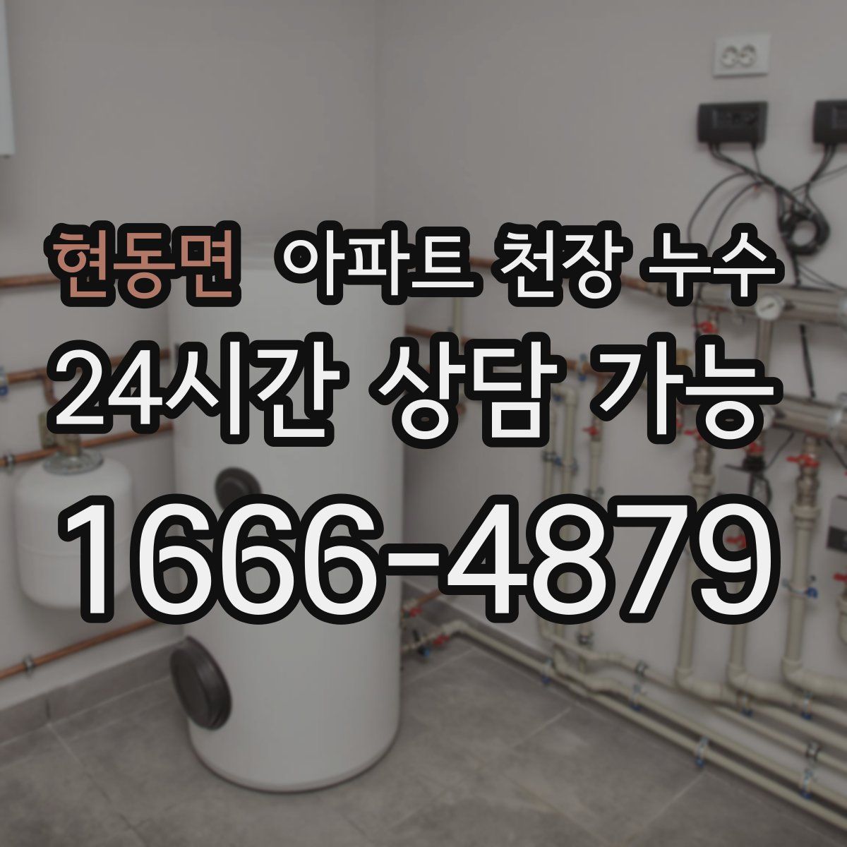 현동면 아파트 천장 누수