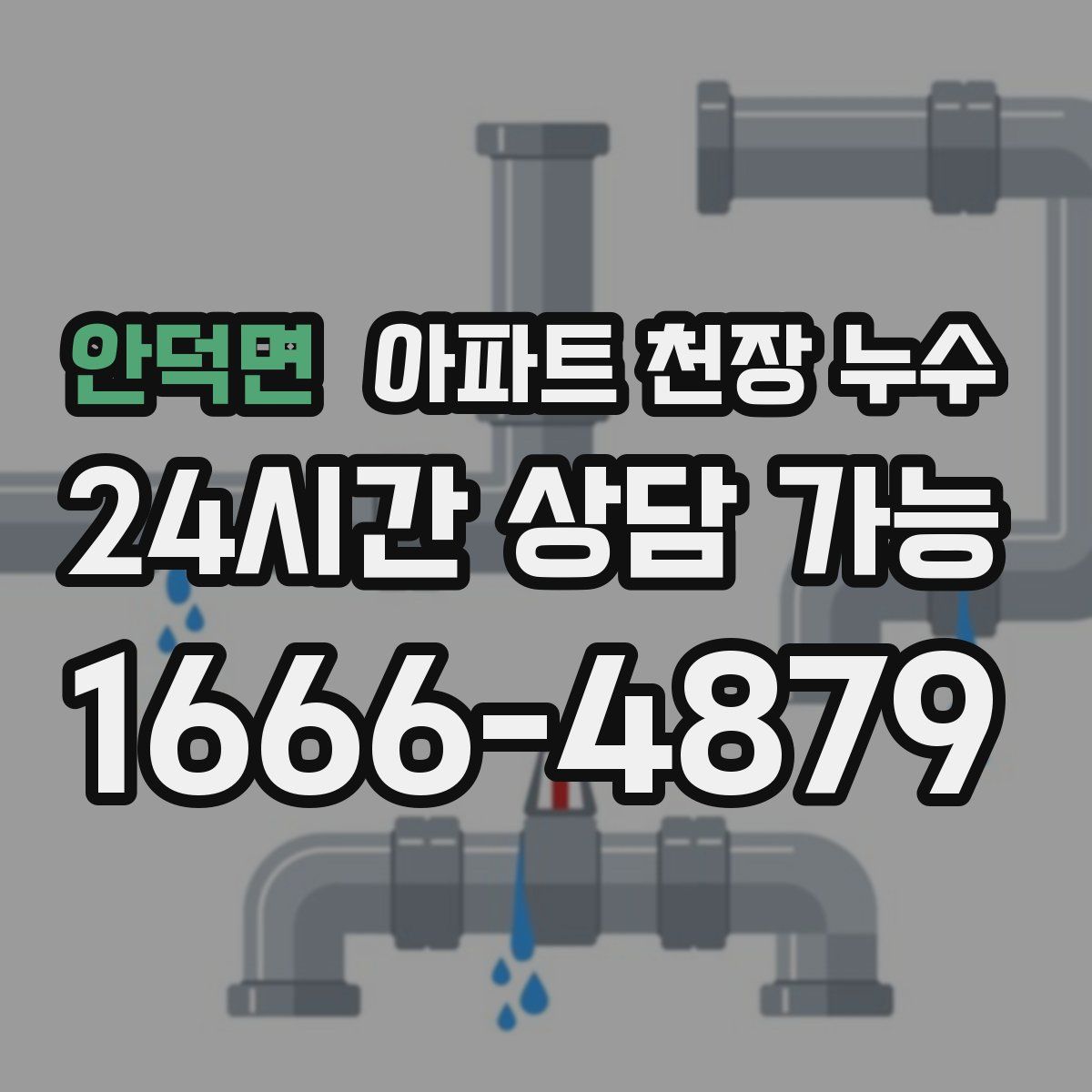 안덕면 아파트 천장 누수