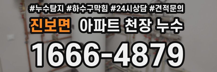 진보면 아파트 천장 누수