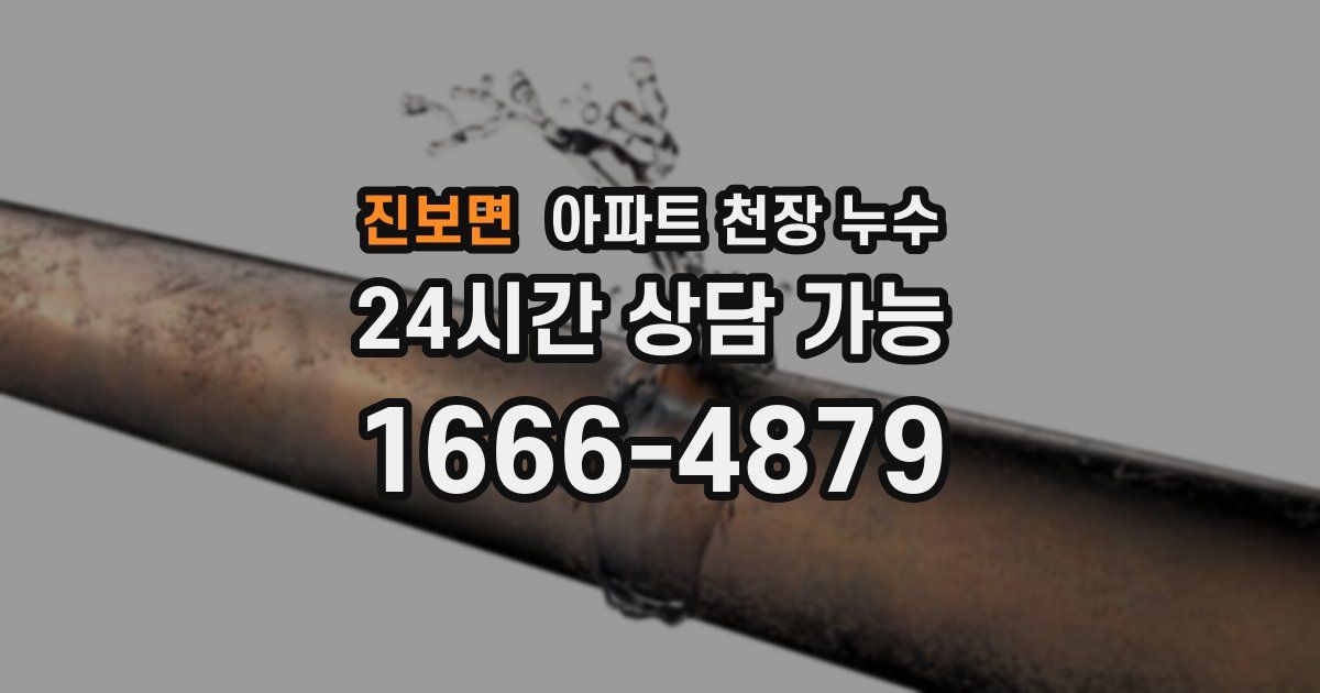 진보면 아파트 천장 누수