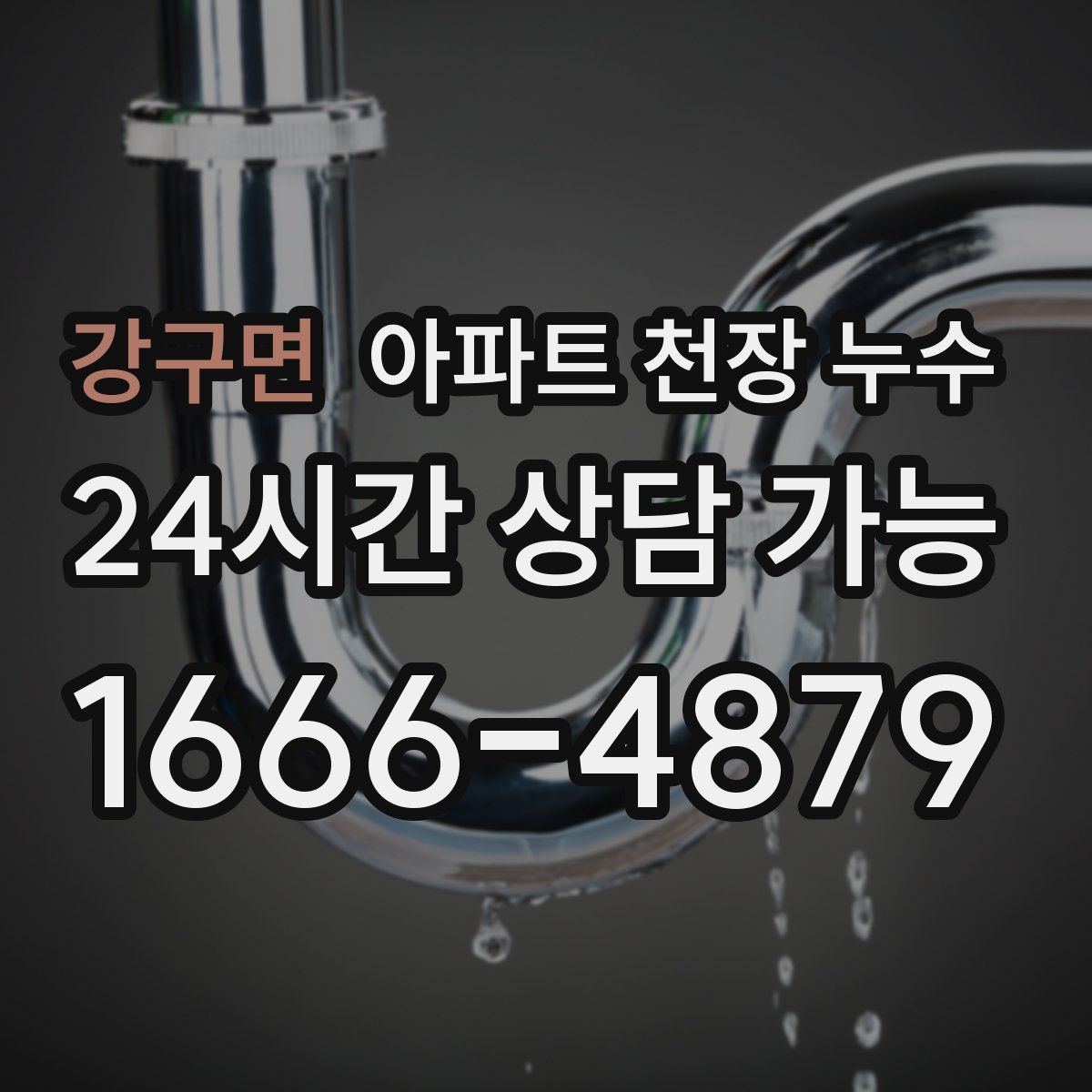 강구면 아파트 천장 누수