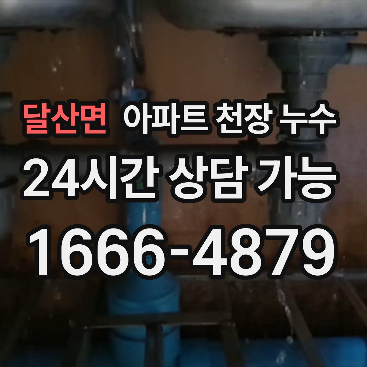 달산면 아파트 천장 누수