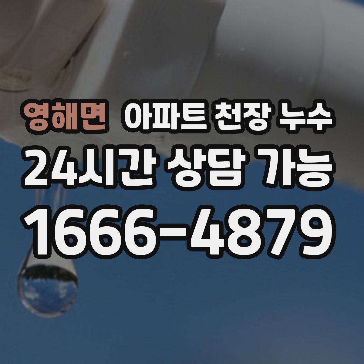 영해면 아파트 천장 누수