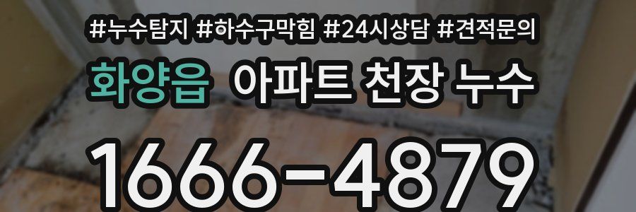 화양읍 아파트 천장 누수