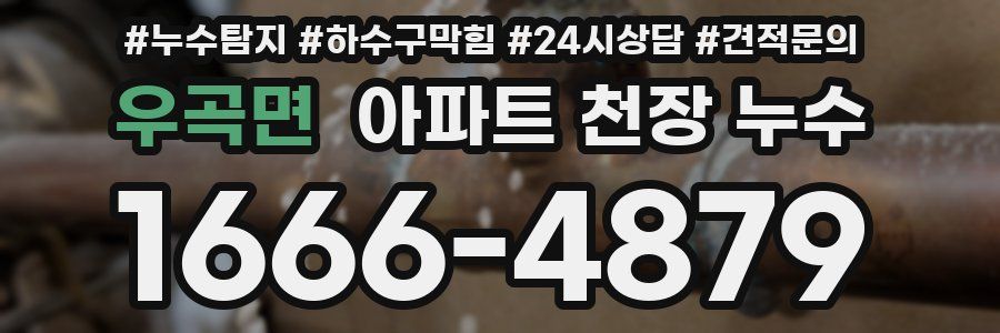 우곡면 아파트 천장 누수