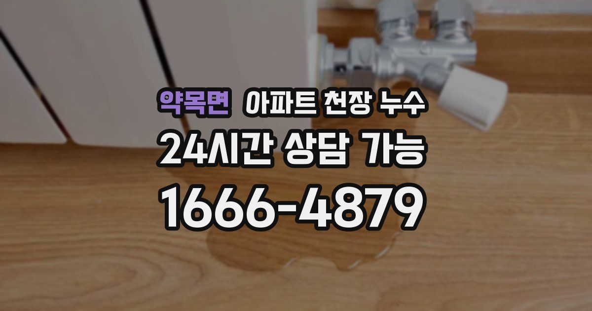 약목면 아파트 천장 누수