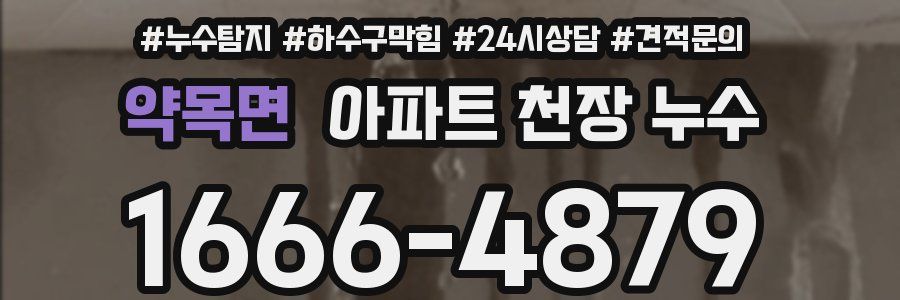 약목면 아파트 천장 누수