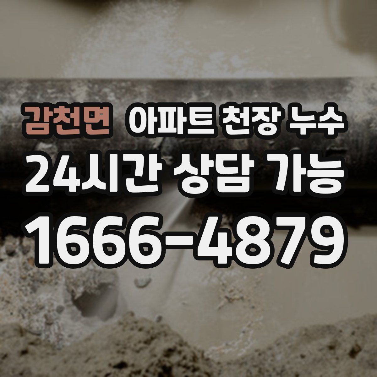 감천면 아파트 천장 누수