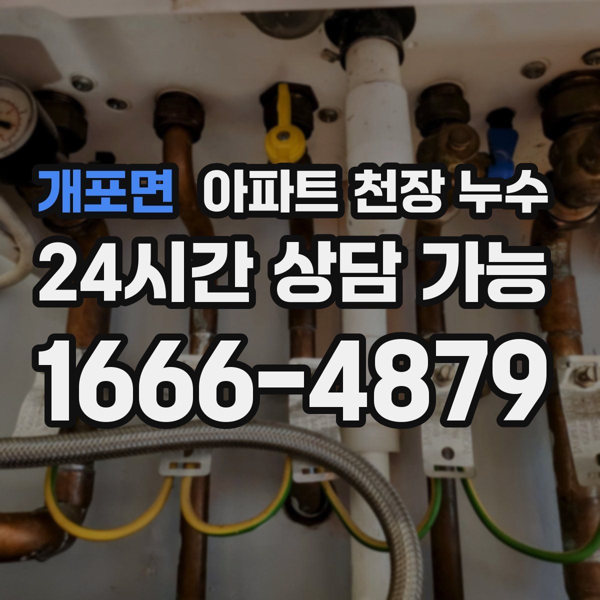 개포면 아파트 천장 누수
