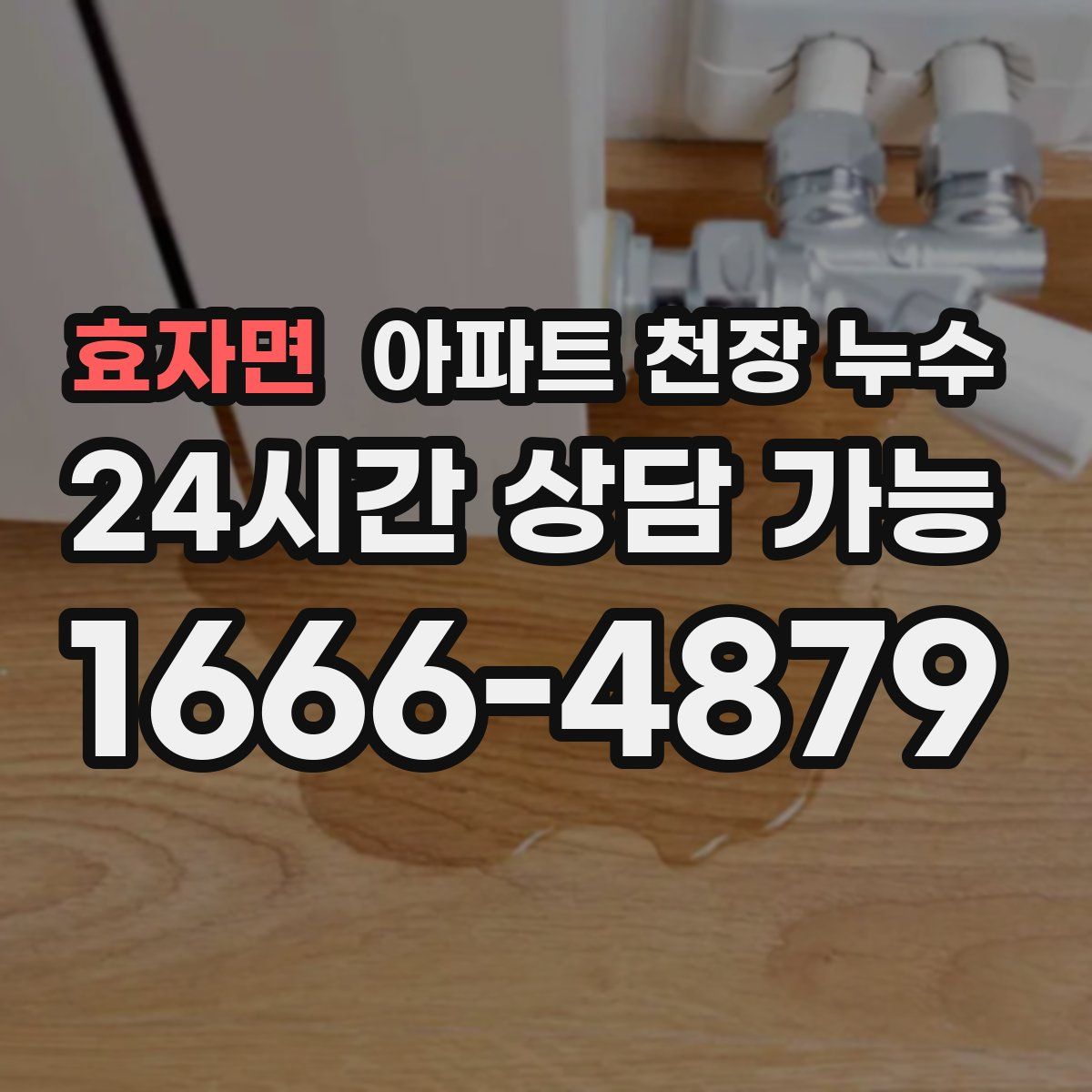효자면 아파트 천장 누수