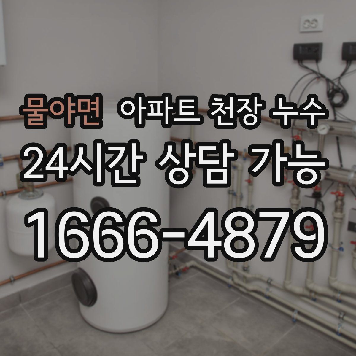 물야면 아파트 천장 누수