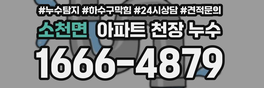 소천면 아파트 천장 누수