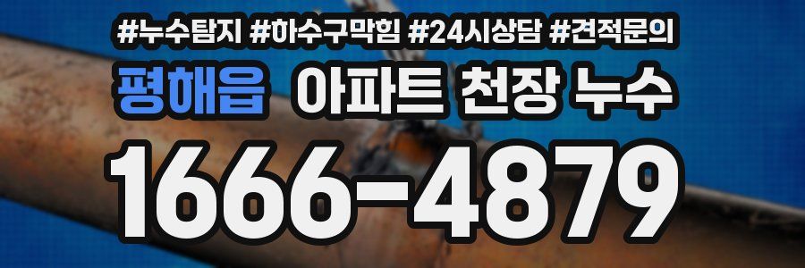 평해읍 아파트 천장 누수