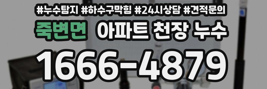 죽변면 아파트 천장 누수