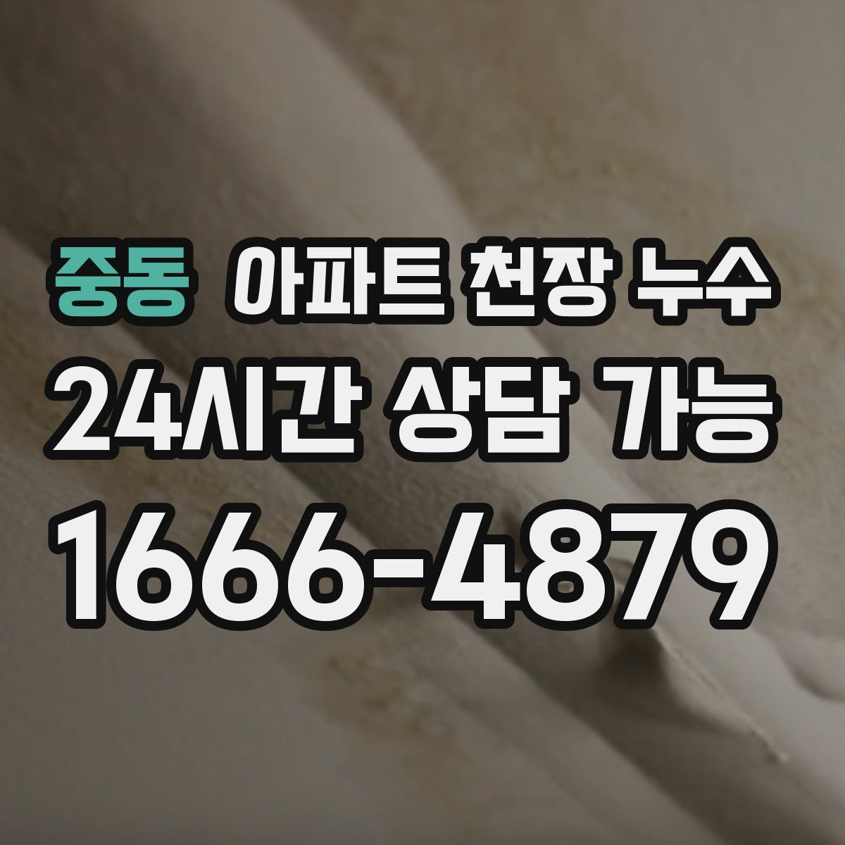중동 아파트 천장 누수