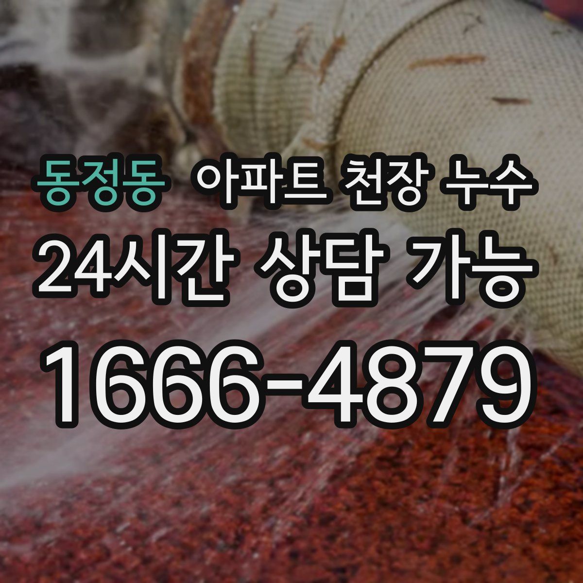 동정동 아파트 천장 누수