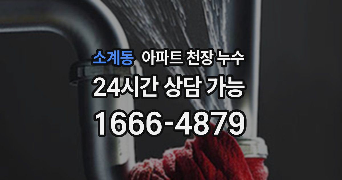 소계동 아파트 천장 누수