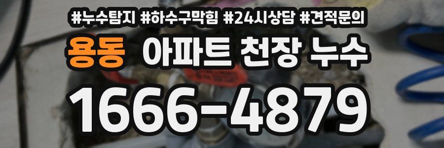 용동 아파트 천장 누수