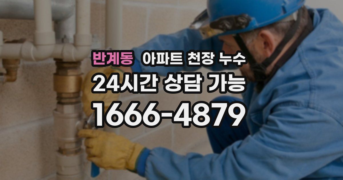 반계동 아파트 천장 누수
