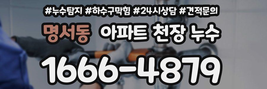 명서동 아파트 천장 누수