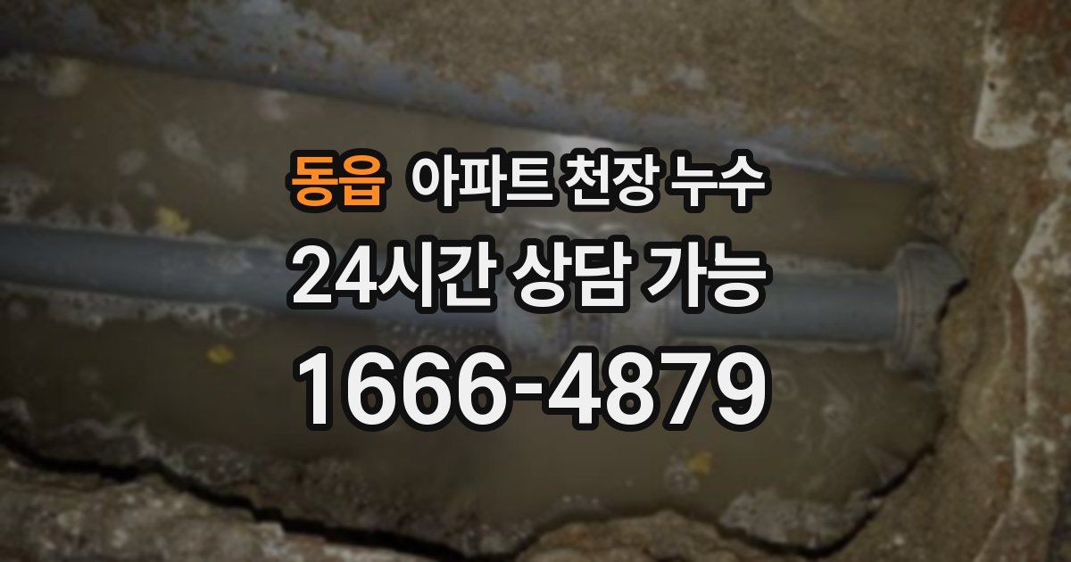 동읍 아파트 천장 누수