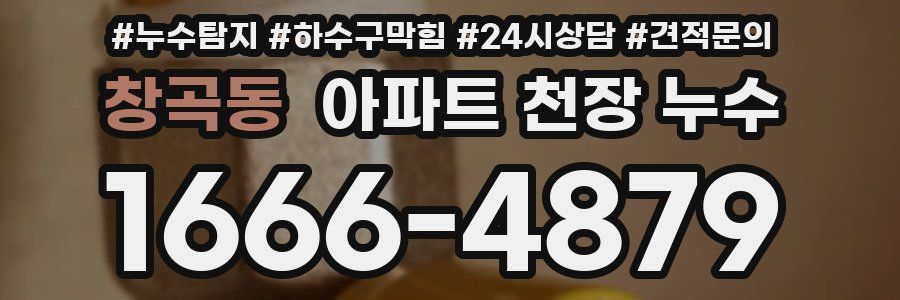창곡동 아파트 천장 누수