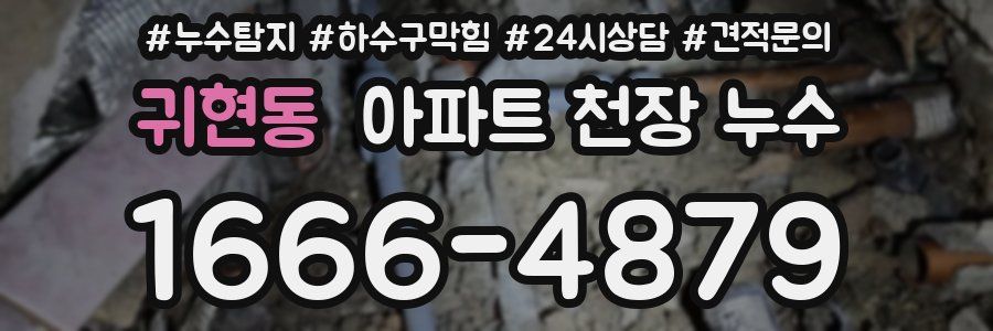 귀현동 아파트 천장 누수