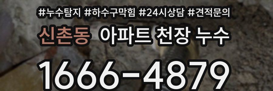 신촌동 아파트 천장 누수