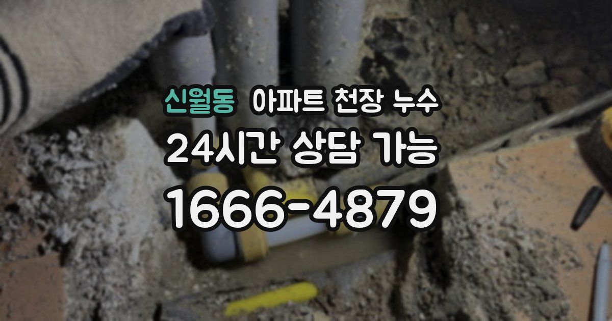신월동 아파트 천장 누수