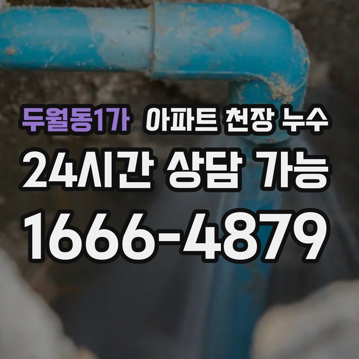 두월동1가 아파트 천장 누수