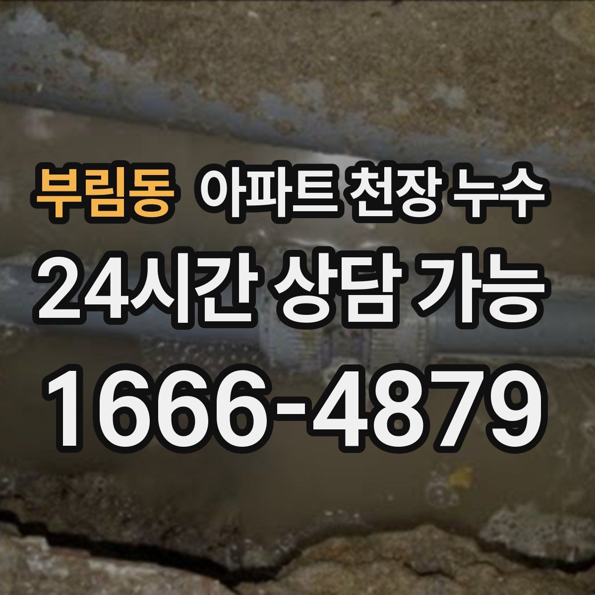 부림동 아파트 천장 누수