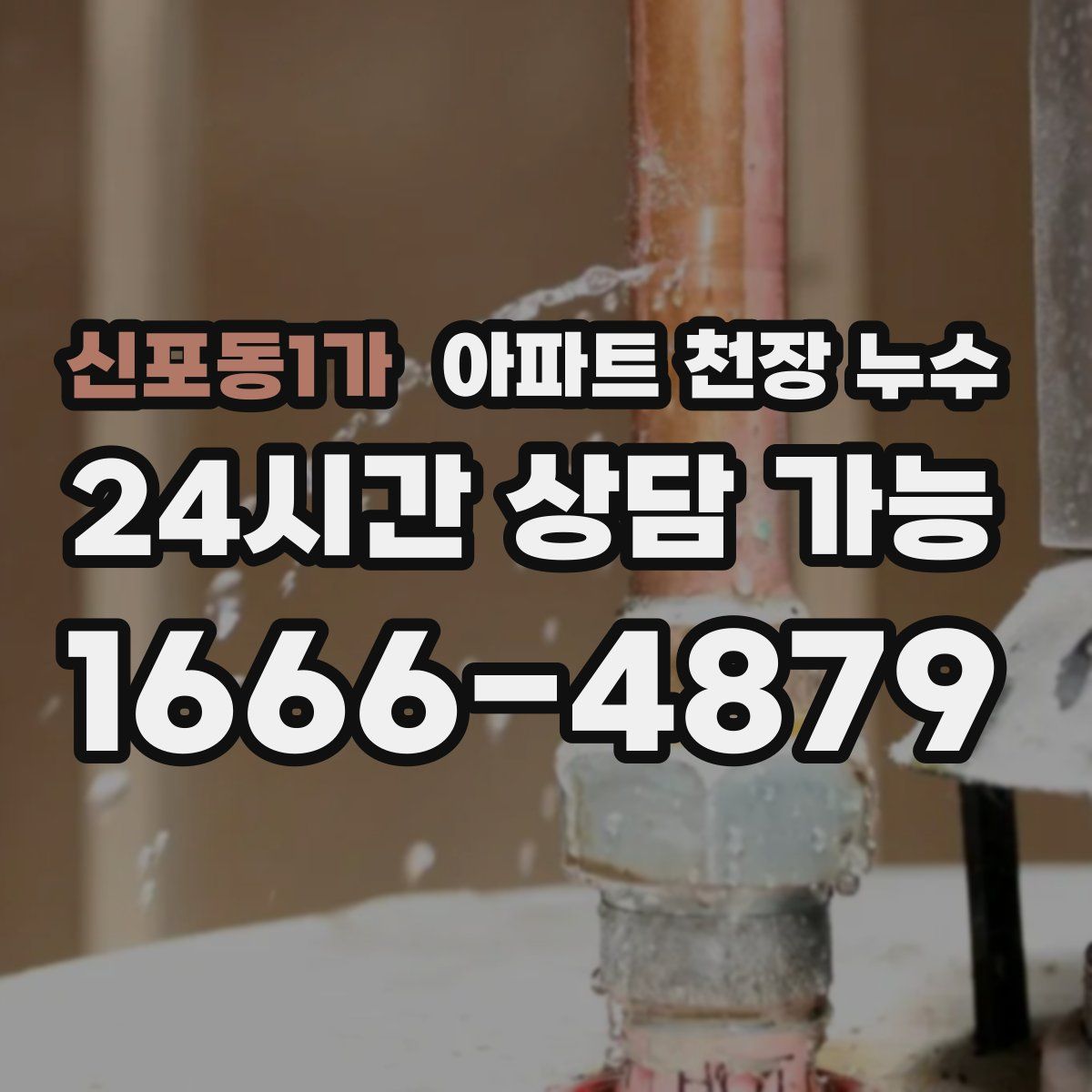 신포동1가 아파트 천장 누수