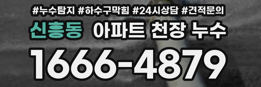 신흥동 아파트 천장 누수