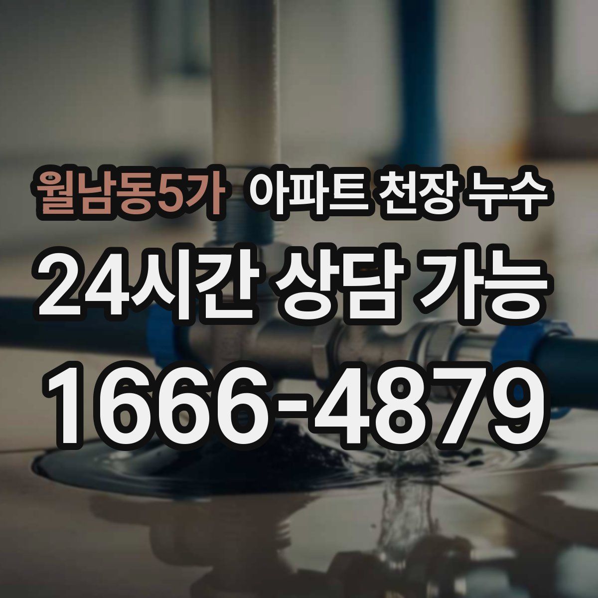월남동5가 아파트 천장 누수