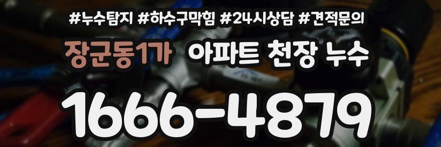 장군동1가 아파트 천장 누수
