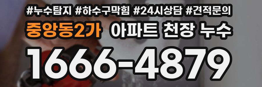 중앙동2가 아파트 천장 누수