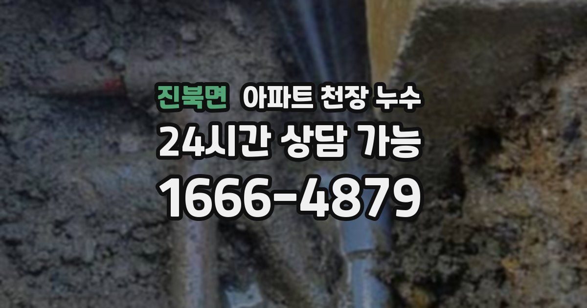 진북면 아파트 천장 누수