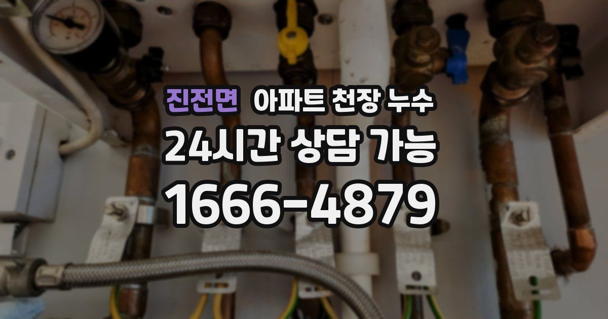 진전면 아파트 천장 누수
