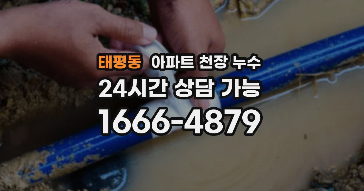 태평동 아파트 천장 누수