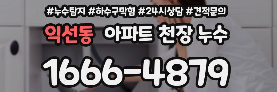 익선동 아파트 천장 누수