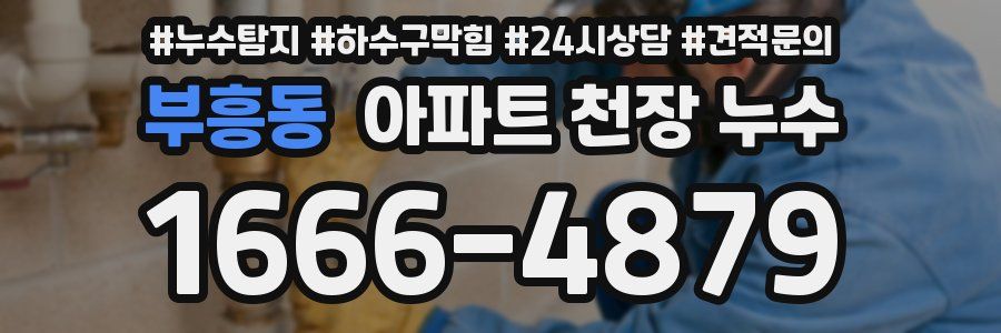 부흥동 아파트 천장 누수