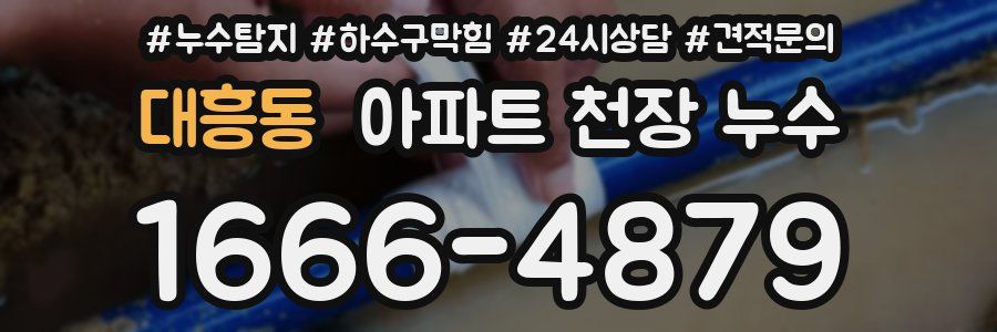 대흥동 아파트 천장 누수