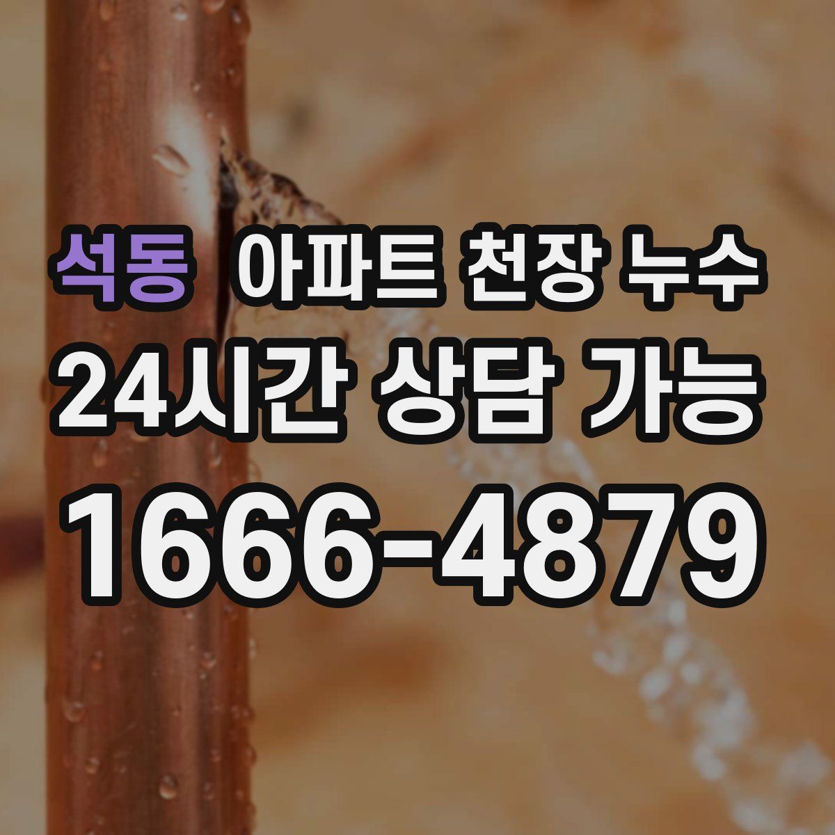 석동 아파트 천장 누수