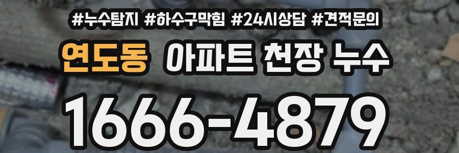 연도동 아파트 천장 누수