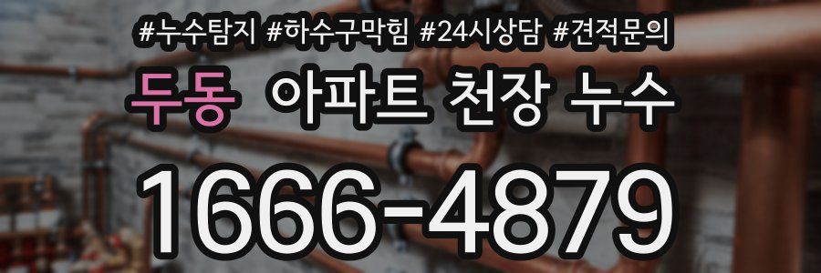 두동 아파트 천장 누수