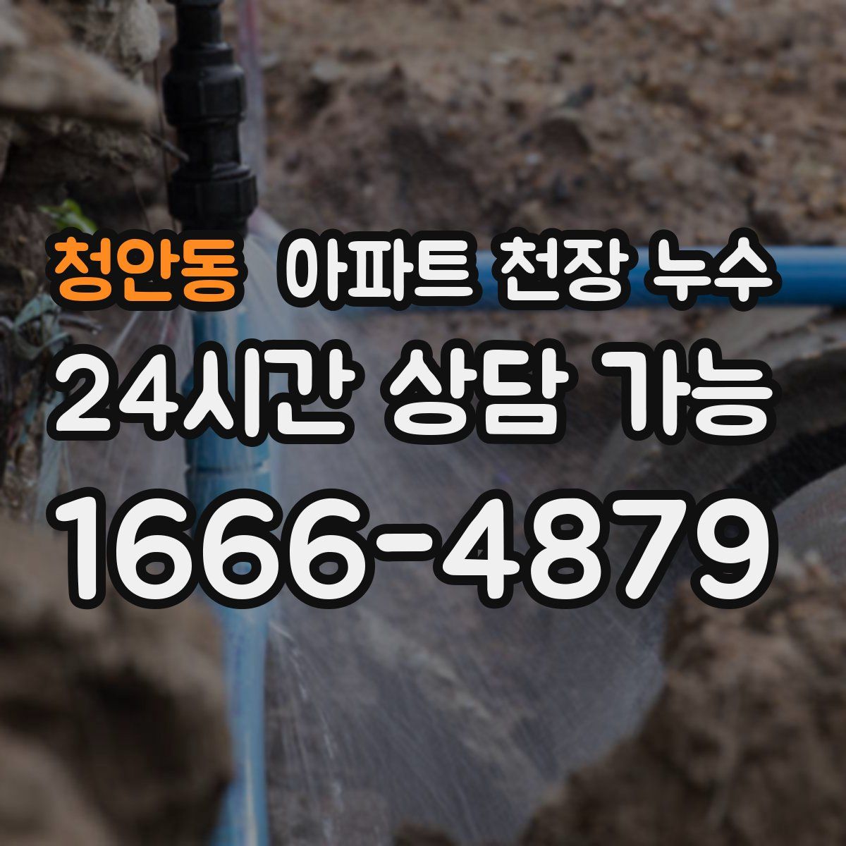 청안동 아파트 천장 누수